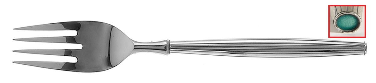 Jade-Lines (Sterling) Hollow Handle Fork by Contempra House-1