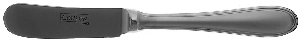 Delphine Contrast (Stainless, Satin) Butter Spreader Hollow Hdl-Paddle/Stainless Blade by Jean Couzon-1