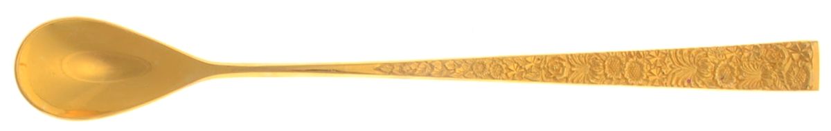 Golden Fresco (Gold Electroplate) Iced Tea Spoon by Cosmos Products Company-1