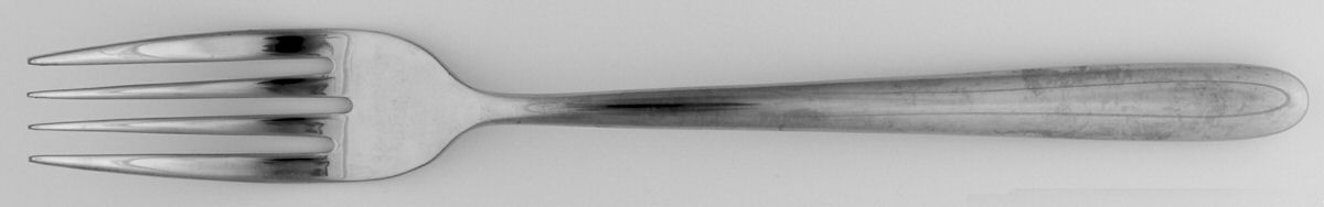 Avignon Bright-Fusain (Stainless) Solid Serving Fork by Jean Couzon-1