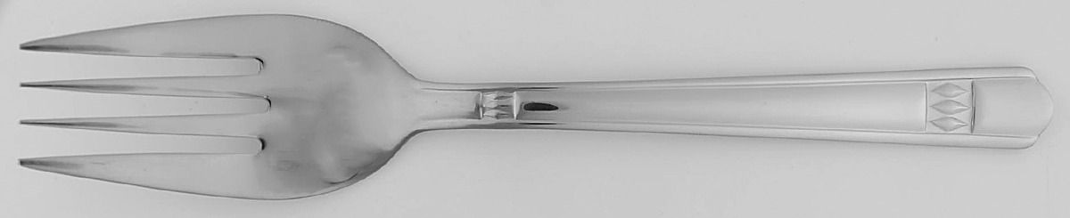 Westlake (Stainless) Large Solid Cold Meat Serving Fork by Cuisinart Flatware-1