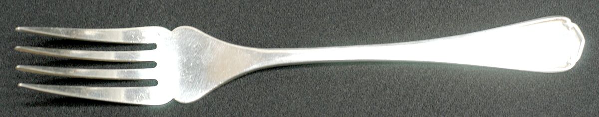 CTF18 (Silverplate) Individual Solid Fish Fork by Christofle France-1