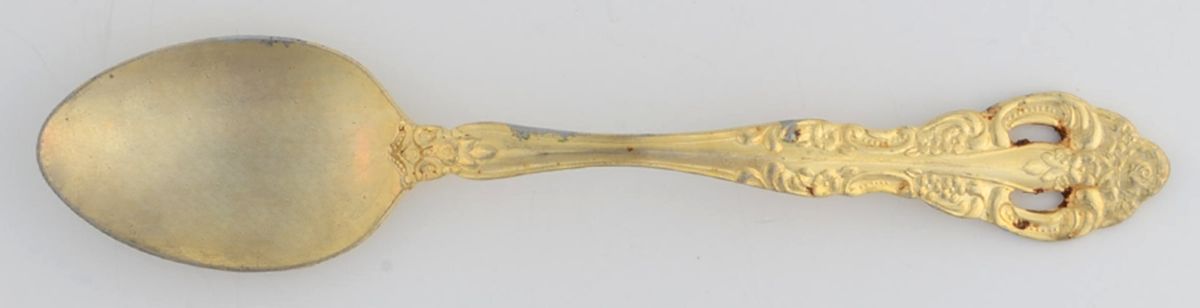 CUS18 (Gold Electroplate) Teaspoon by Customcraft-1