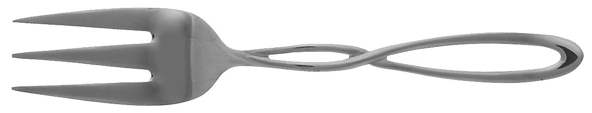 Allusion-Infinity (Stainless) Medium Solid Cold Meat Serving Fork by Cambridge Silver-1