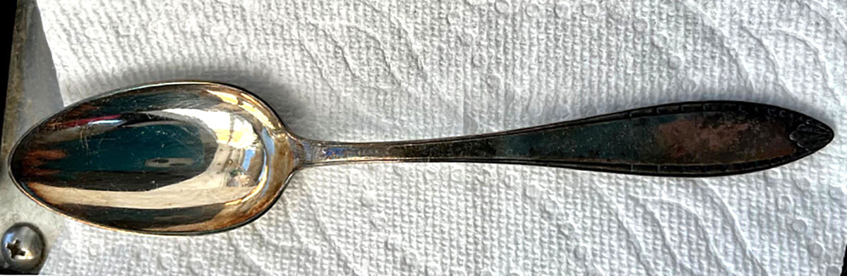 CTF22 (SILVERPLATE, DATE UNKNOWN) Five O'Clock Teaspoon by Christofle France-1