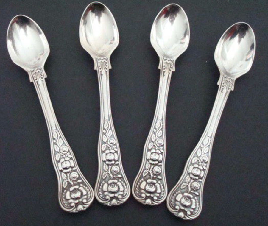 Rose (Sterling) Demitasse/Coffee Spoon by CJ Vander-1