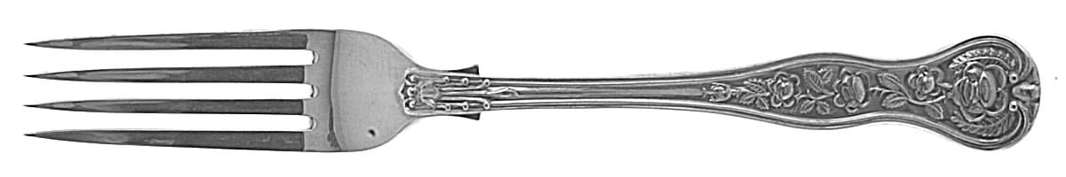Rose (Sterling) Luncheon/Dessert Fork, Solid Piece by CJ Vander-1