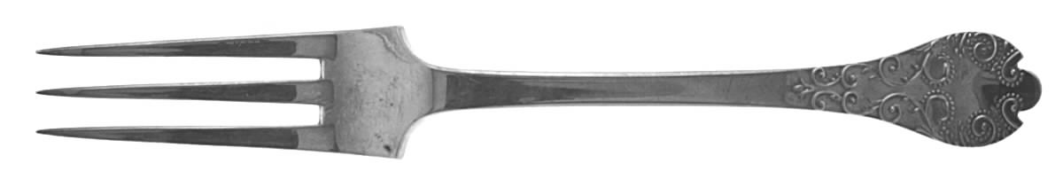 Charles II (Sterling, Dateunknown) Luncheon/Dessert Fork, Solid Piece by CJ Vander-1