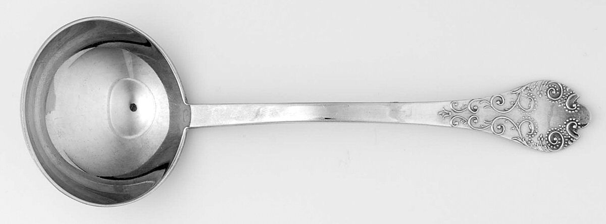 Charles II (Sterling, Dateunknown) Solid Piece Cream Ladle by CJ Vander-1