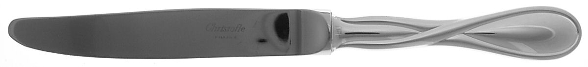 Galea (Silverplate, 2000) Dessert Knife with Stainless Blade by Christofle France-1