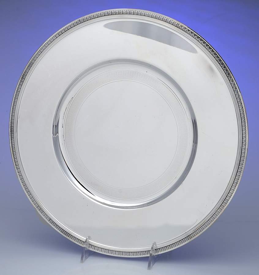 Malmaison-Beauharnais (Silverplate, Hollowware) 13" Charger/Service Plate by Christofle France-1