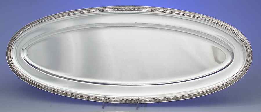 Malmaison-Beauharnais (Silverplate, Hollowware) 27" Fish Platter by Christofle France-1