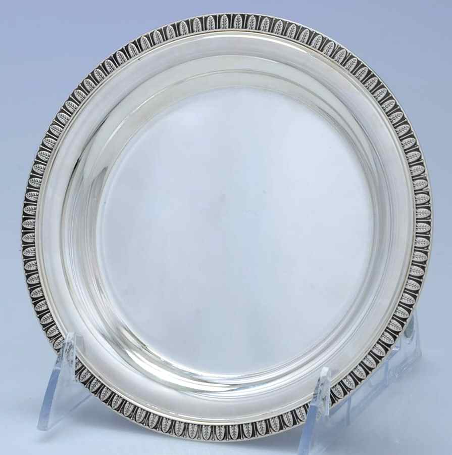 Malmaison-Beauharnais (Silverplate, Hollowware) Wine Bottle Coaster by Christofle France-1