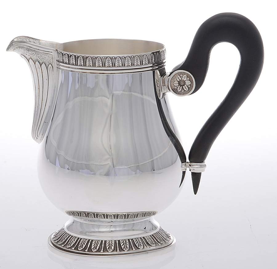 Malmaison-Beauharnais (Silverplate, Hollowware) Creamer by Christofle France-1