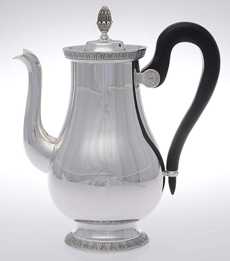 Malmaison-Beauharnais (Silverplate, Hollowware) Silverplate Coffee Pot by Christofle France-1