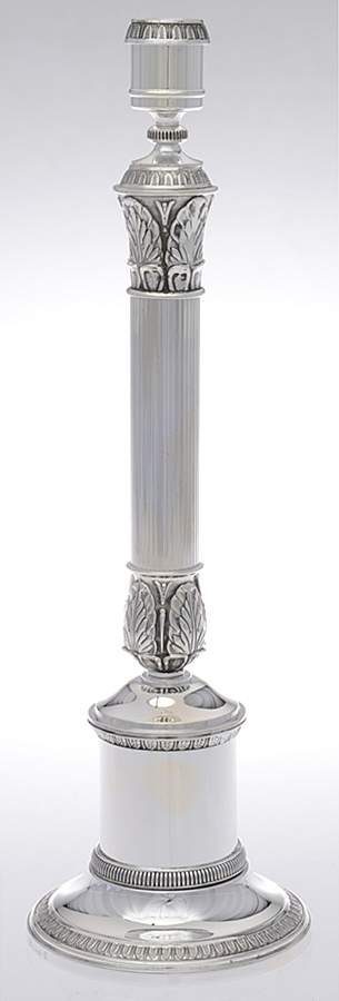 Malmaison-Beauharnais (Silverplate, Hollowware) 13" Candlestick by Christofle France-1
