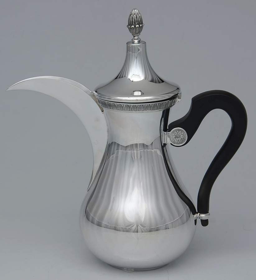 Malmaison-Beauharnais (Silverplate, Hollowware) Arabic Coffee Pot by Christofle France-1