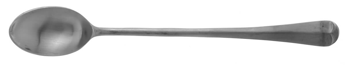 Queen Anne (Stainless, Satin) Iced Tea Spoon by Cooper Bros & Sons-1
