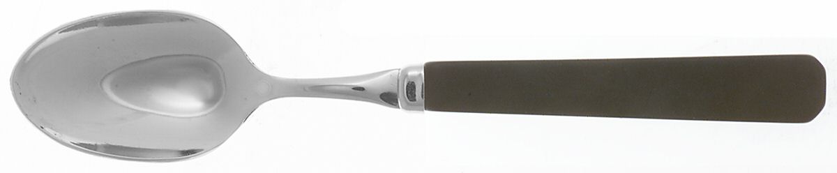 Hudson Ebony (Stainless) Teaspoon by Calvin Klein-1
