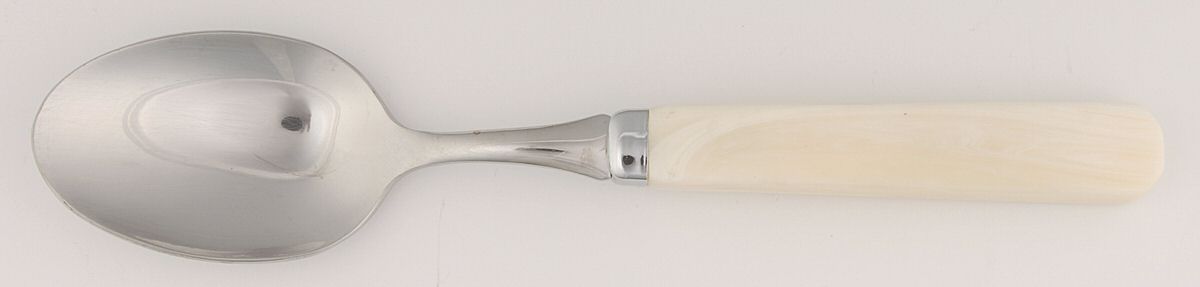 Hudson-Ivory (Stainless) Place/Oval Soup Spoon by Calvin Klein-1