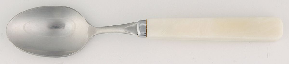 Hudson-Ivory (Stainless) Teaspoon by Calvin Klein-1