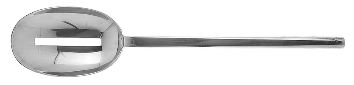 Ellipse (Silverplate) Pierced Solid Serving Spoon by Calvin Klein-1