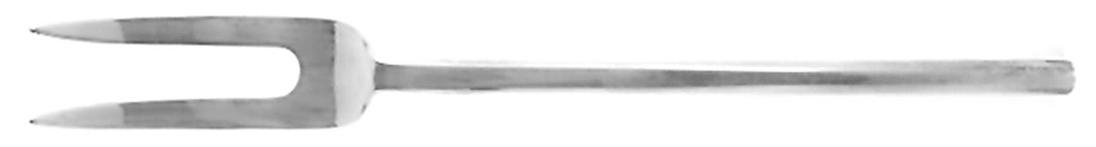 Ellipse (Silverplate) Large Stainless-Prong Roast Carving Fork by Calvin Klein-1