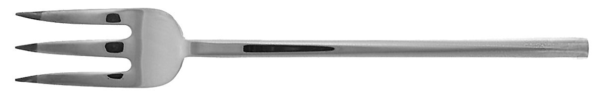 Ellipse (Silverplate) Solid Serving Fork by Calvin Klein-1