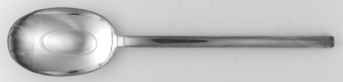 Ellipse (Silverplate) Solid Serving Spoon by Calvin Klein-1