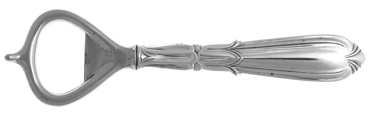 Troubadour (Sterling, 1950-1932, No Monograms) Bottle Opener with Stainless Bowl by Concord-1