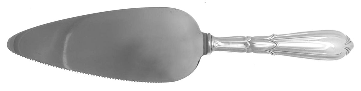 Troubadour (Sterling, 1950-1932, No Monograms) Pie & Cake Server with Stainless Blade by Concord-1