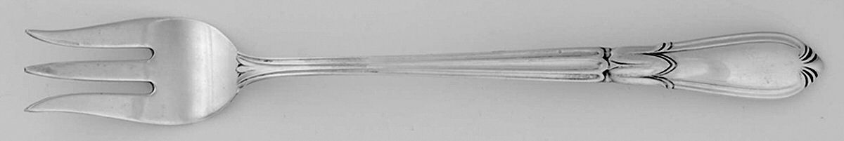 Troubadour (Sterling, 1950-1932, No Monograms) Cocktail/Seafood Fork by Concord-1
