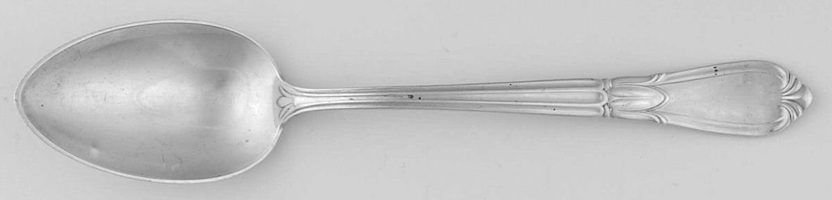 Troubadour (Sterling, 1950-1932, No Monograms) Dessert/Oval Soup Spoon by Concord-1