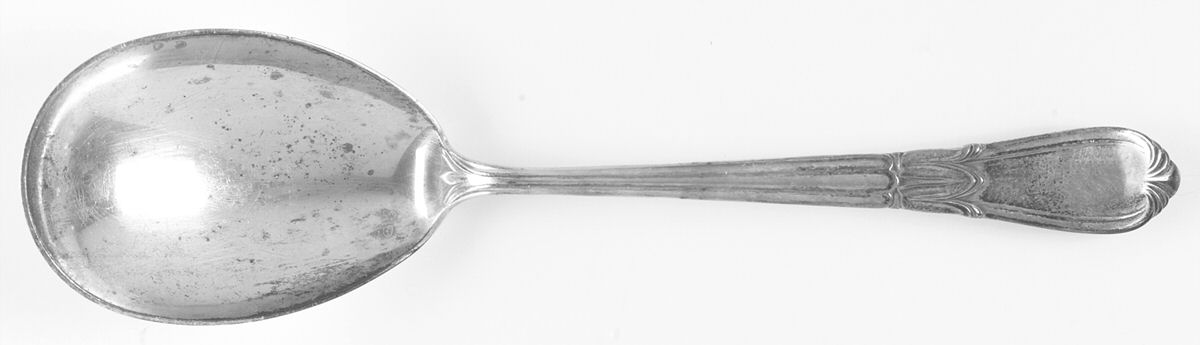 Troubadour (Sterling, 1950-1932, No Monograms) Preserve Spoon by Concord-1