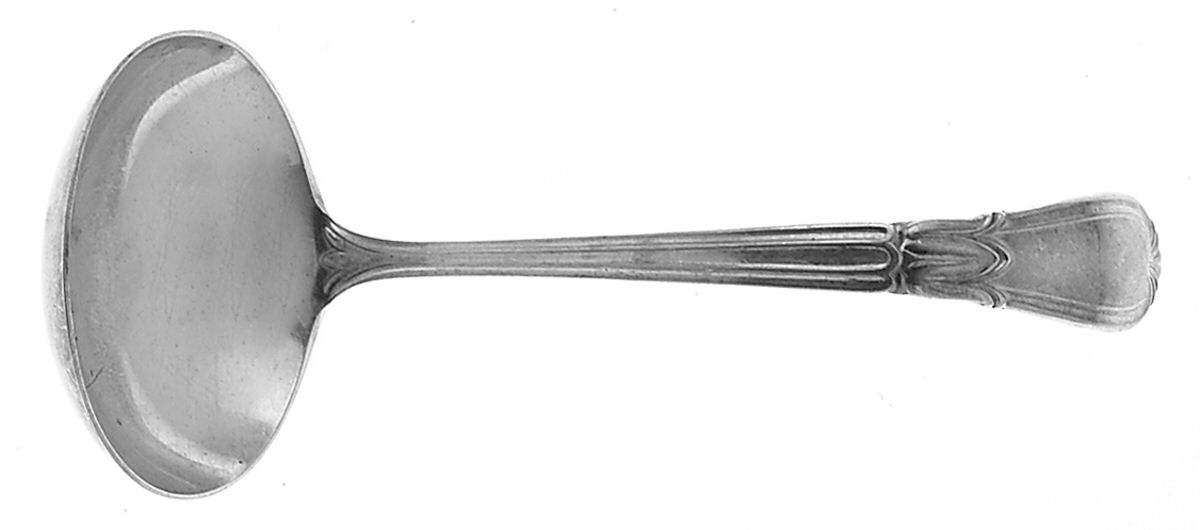 Troubadour (Sterling, 1950-1932, No Monograms) Solid Gravy Ladle by Concord-1