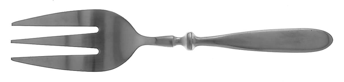 Townhouse (Stainless, Satin) Medium Solid Cold Meat Serving Fork by Cambridge Silver-1