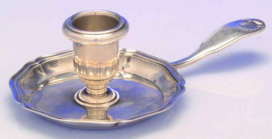 Vendome (Silverplate, Hollowware) Silverplate Chamberstick by Christofle France-1