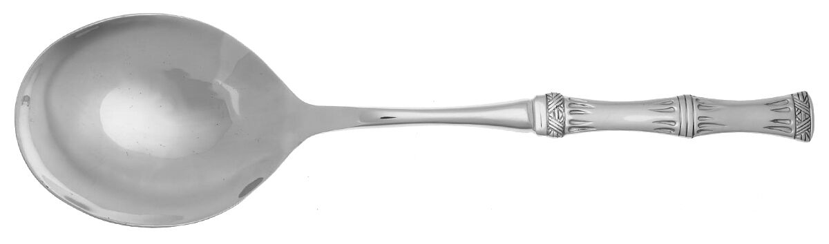 Bamboo (Stainless) Casserole Spoon with Smooth Stainless Bowl HC by Cuisinart Flatware-1