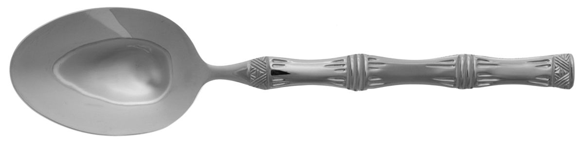 Bamboo (Stainless) Place/Oval Soup Spoon by Cuisinart Flatware-1