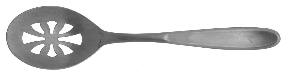 Rhine (Stainless) Pierced Tablespoon (Serving Spoon) by Cuisinart Flatware-1