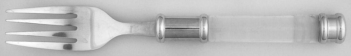 Duplex-Clear (Stainless, Plastic) Individual Salad Fork by Cambridge Silver-1