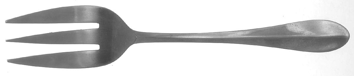 Dawn (Stainless) Medium Solid Cold Meat Serving Fork by Cambridge Silver-1
