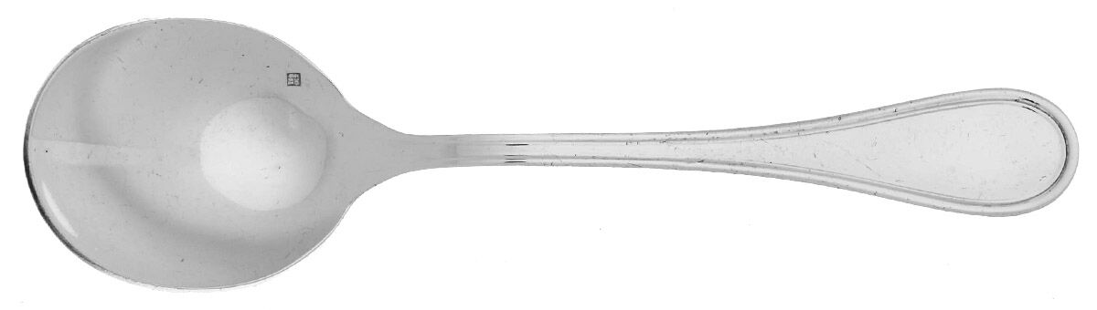 Albi (Silverplate, Hotel Ware) Round Bowl Soup Spoon (Gumbo) by Christofle France-1