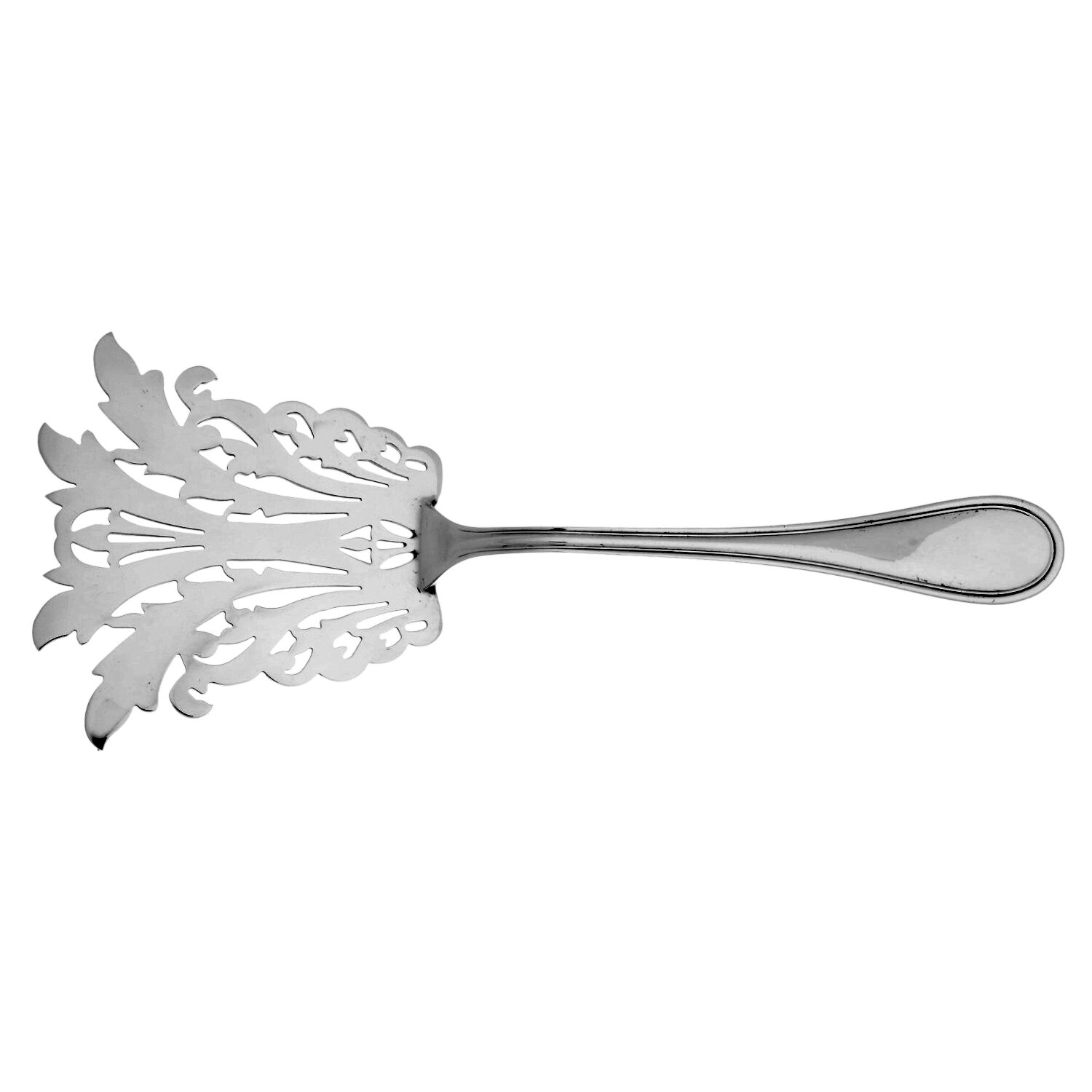 Albi (Silverplate, Hotel Ware) Asparagus Serving Fork Solid Silverplate HC by Christofle France-1