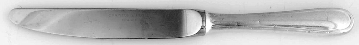 Albi (Silverplate, Hotel Ware) Dessert Knife with Stainless Blade by Christofle France-1