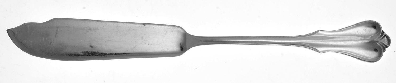 Colonial (Sterling) Individual Solid Fish Knife by Camusso (Peru)-1