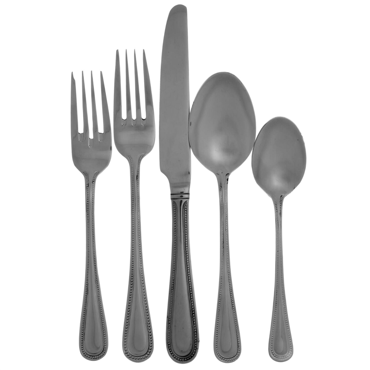 CUI8 (STAINLESS) 5 Piece Place Setting by Cuisinart Flatware-1