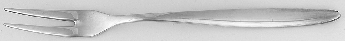 Orleans (Silverplate) Small 2-Tine Cold Meat Serving Fork by Christofle France-1