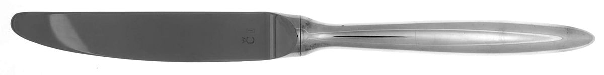 Orleans (Silverplate) Dessert Knife with Stainless Blade by Christofle France-1
