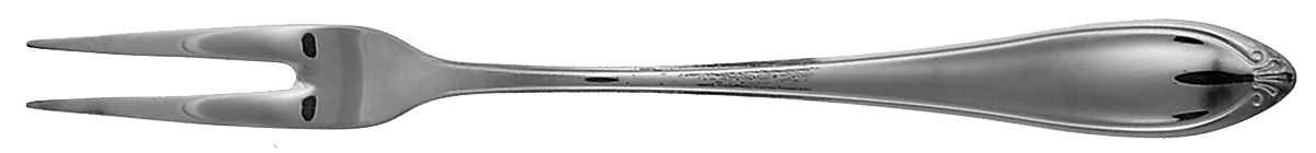 Versailles (Silverplate) Small Solid Cold Meat Serving Fork by Christofle France-1